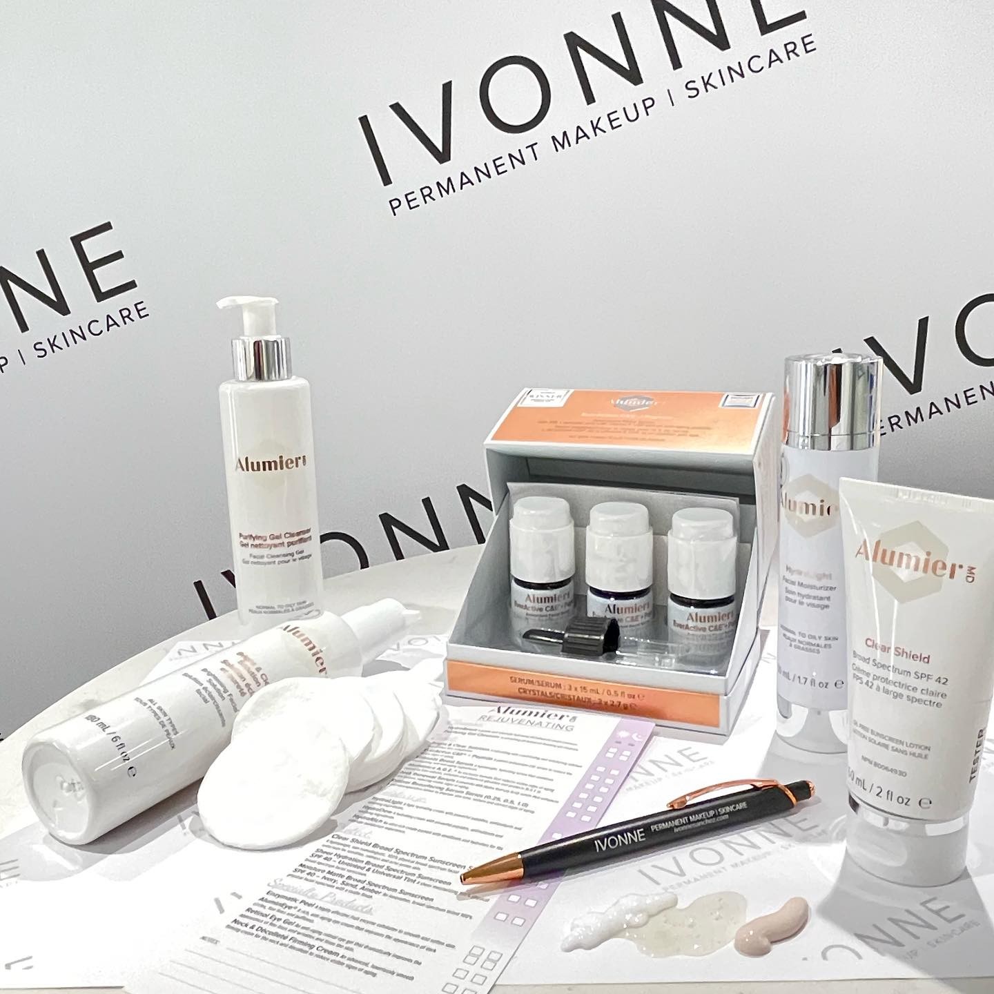 AlumierMD Skincare products at IVONNE