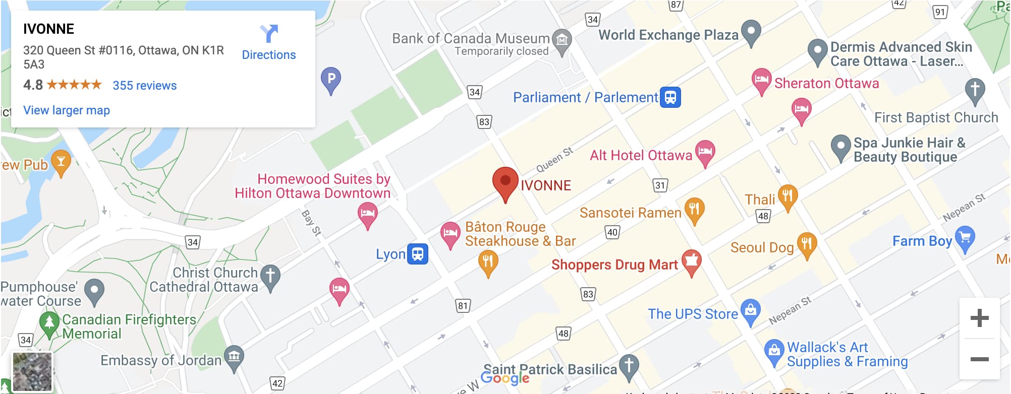 IVONNE Map 0116-320 Queen-Street Ottawa K1R_5A3