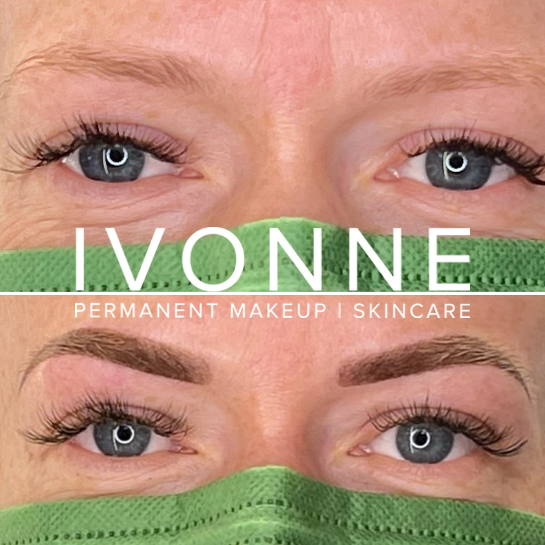 Brows at IVONNE before and after
